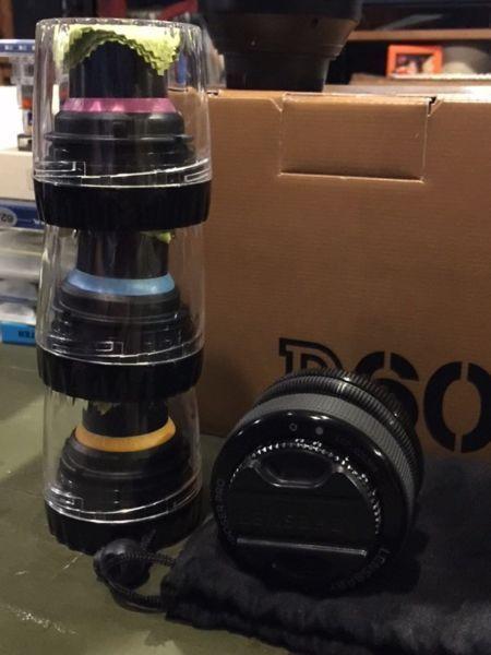Nikon mount Lens baby composer and 3 optic swap lenses