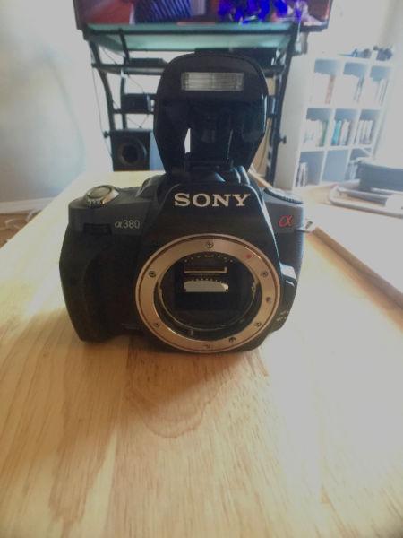 Sony Alpha A380 Digital SLR Camera with Accessories