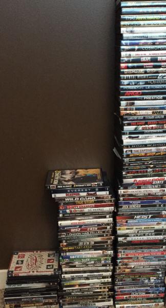 150+ DVDs and tv series