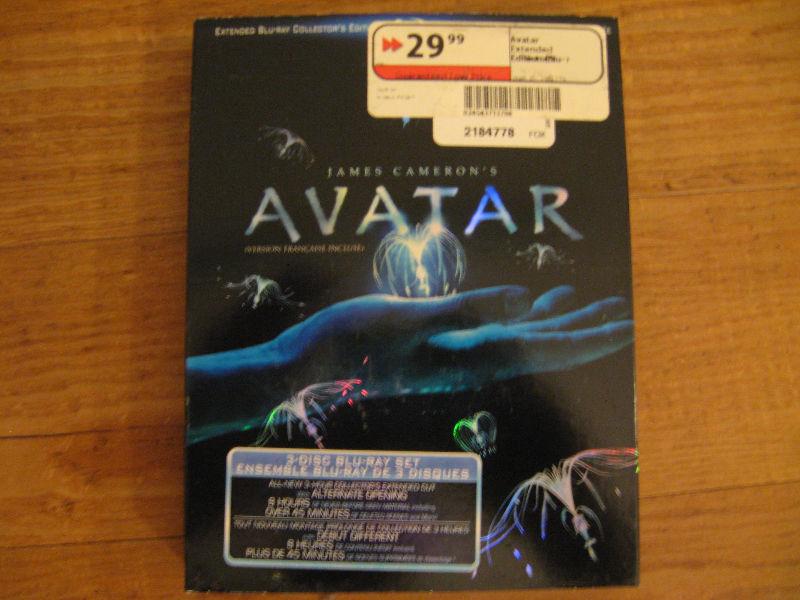 Avatar 3-Disc Blu Ray Set