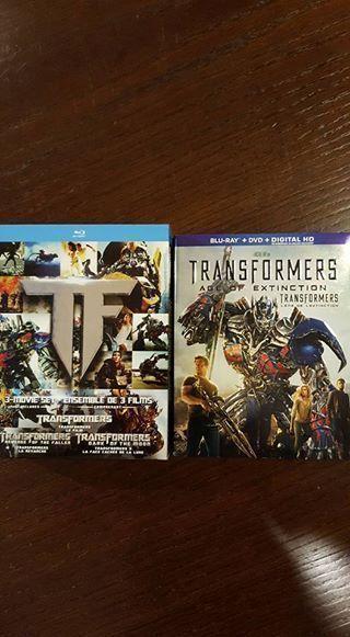Transformers 1-4 Blurays