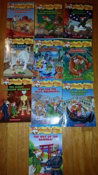 Geronimo stilton books