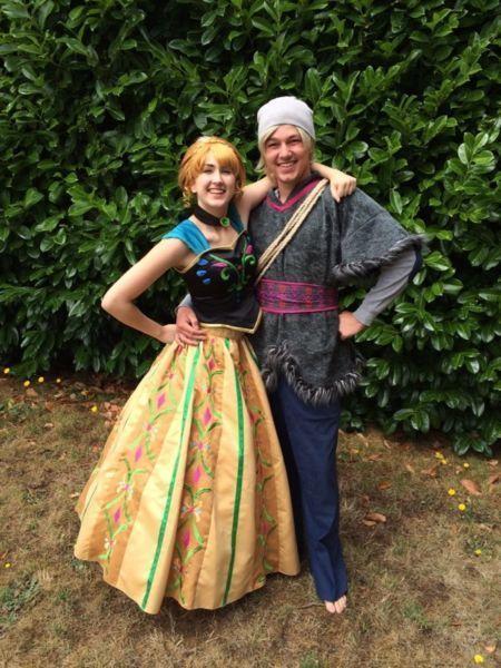 Kristoff and Anna coronation cosplay costumes
