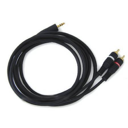 6' 3.5mm Head Phone Jack to Dual Male RCA Cable