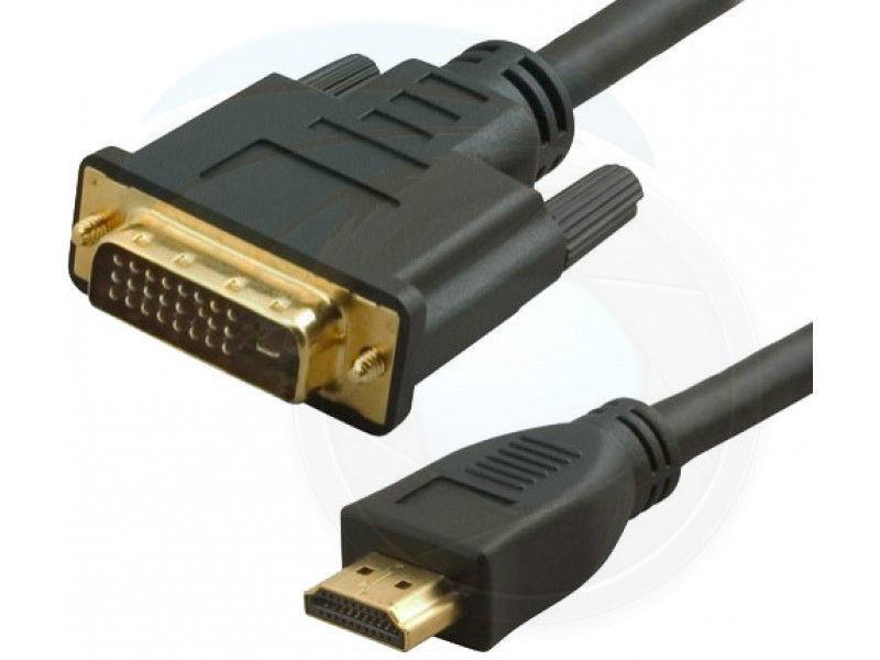 Gold Plated DVI-D 24pin to HDMI Cable for HDTV (6FT)(15FT)
