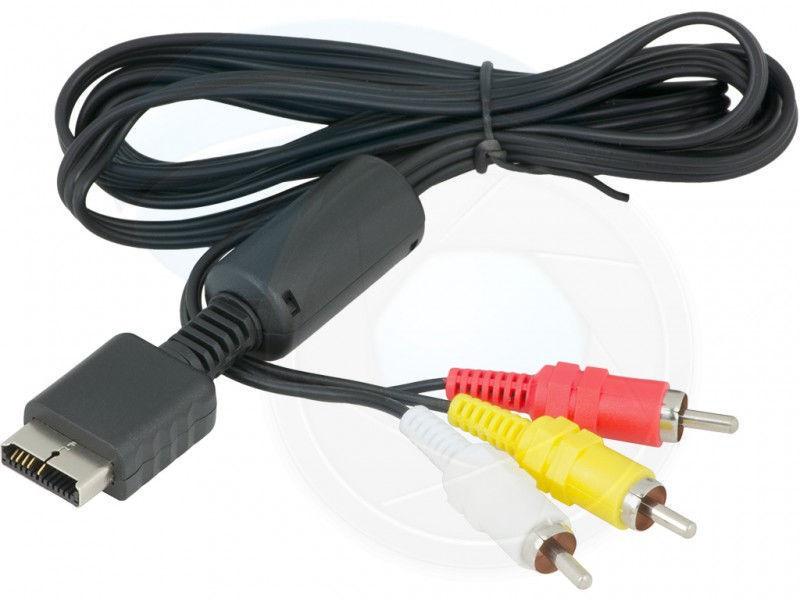 RCA to AV Audio Video Cable TV Lead for PlayStation PS1 PS2 PS3