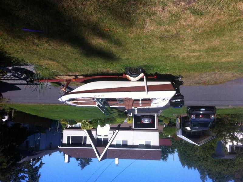 Boat and trailer