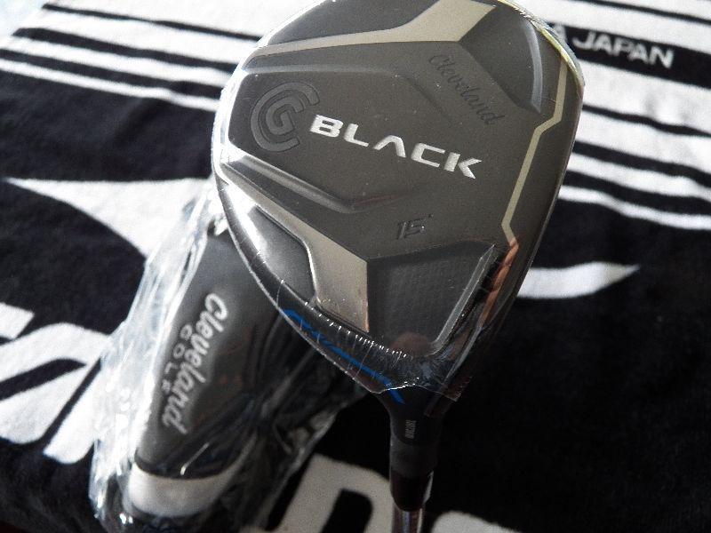 New RH 2015 Cleveland CG Black 3-Wood 15* Bassara Stiff