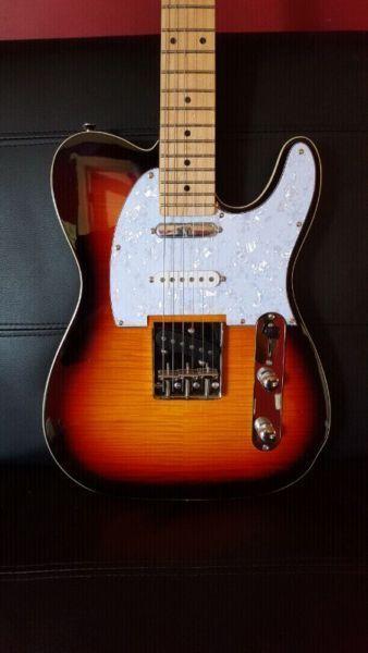 Fender telecaster style custom guitar