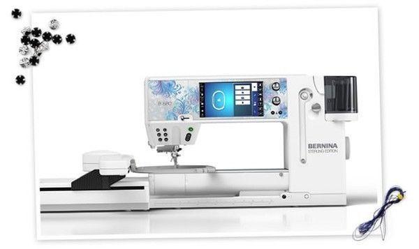 Bernina 880 E Silver edition Embroidery Sewing Machine