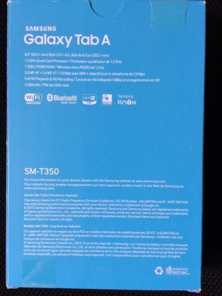 Samsung Galaxy Tab A tablet (white)