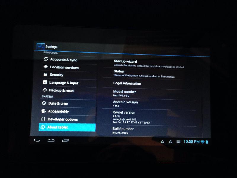 Nextbook Next7P12-8G Tablet Android 4.0 7