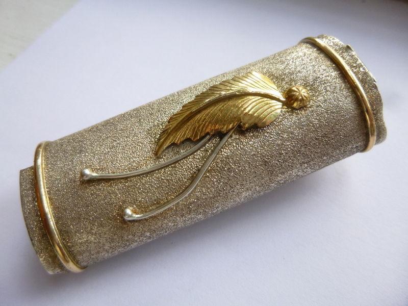 Sterling Silver and 20Kt Gold Filled Lighter Cover Jewelry Piece
