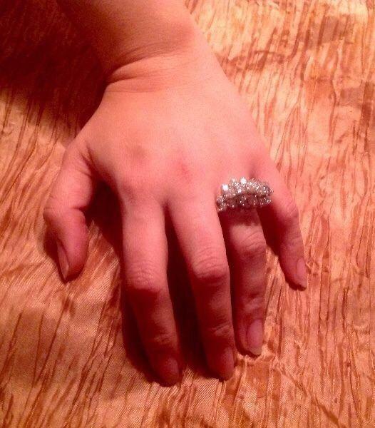Beautiful big diamond ring