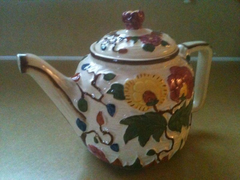 Vintage Teapot- Indian Tree