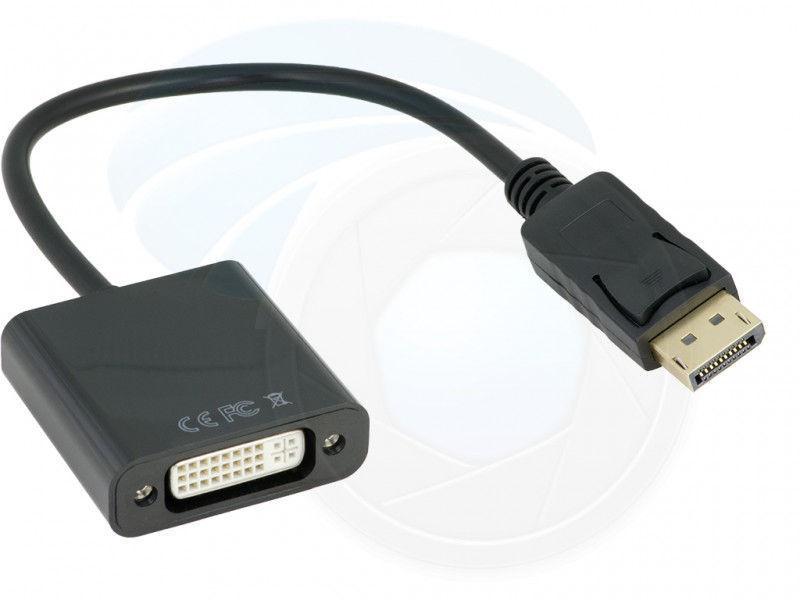 Display Port Male DP to DVI Female Video Passive Adapter Convert