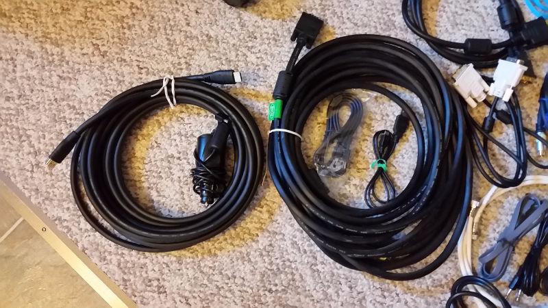 Video, Audio and Networking cables GALORE! *OFFERS*