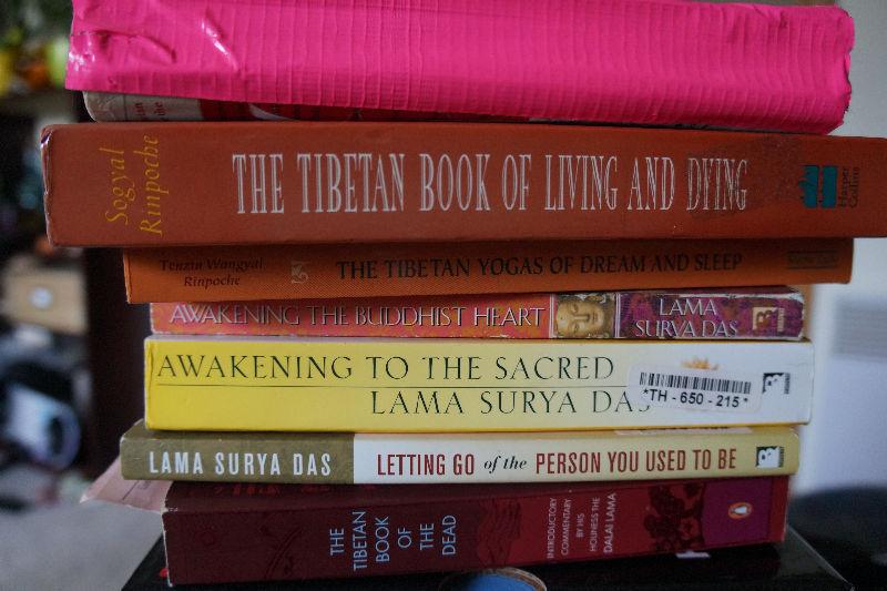 Buddhism books + psychedelic info books. All for 40.00