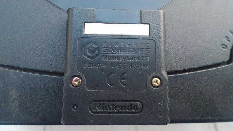 Nintendo Gamecubes Powers adapters cables controller Memory card