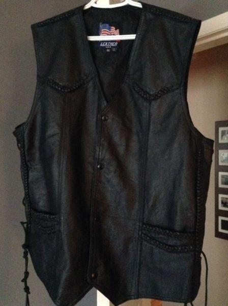 Leather Vest Motorcycle