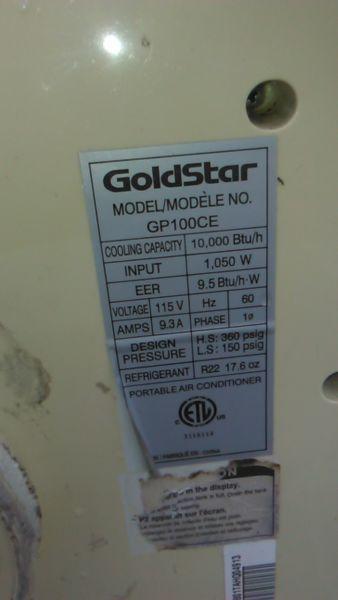 Goldstar portable air conditioner