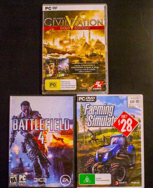 PC game DVDs