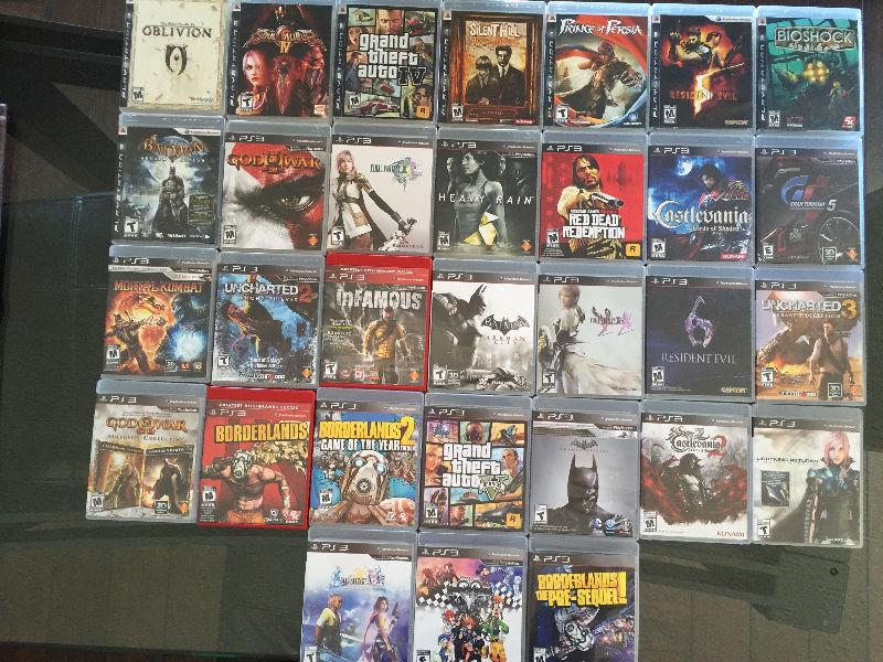 PS3 with 31 Games and 2 Controllers!