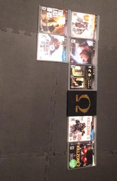 PS3 250GB Console with 8 games