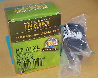 HP 61xl black compatible ink cartridge