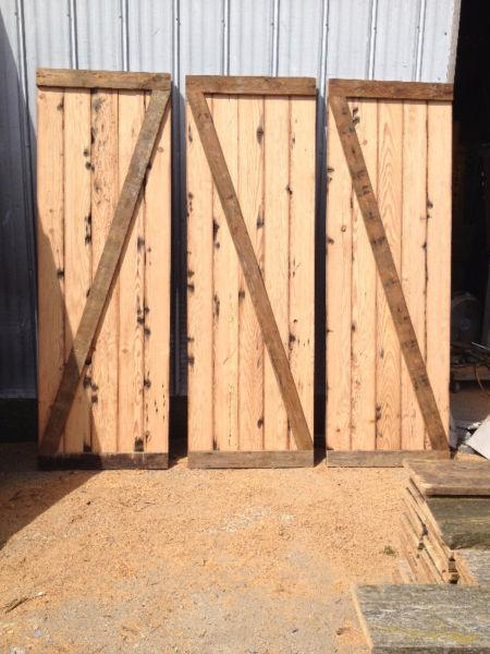 antique barn doors different sizes from 225.00 to 300.00