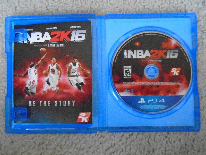 NBA 2K16 mint for PS4...ONLY $20 !!!
