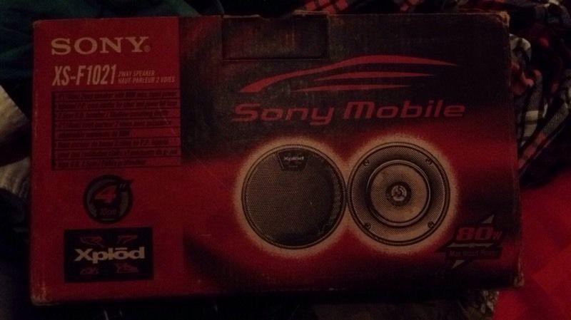 Sony car speakers