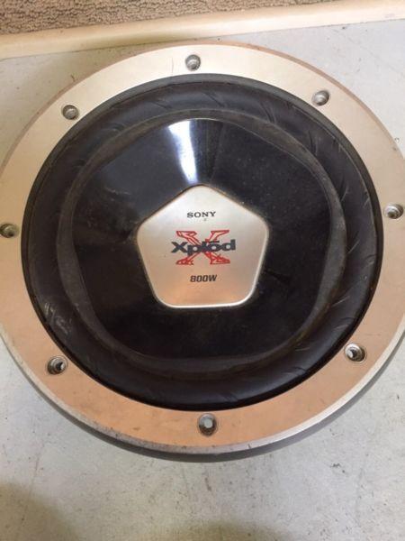 Sony xplod 800 watt speaker