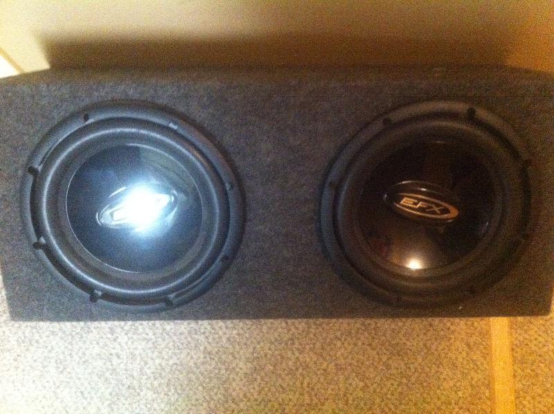 10 Inch Subs and Amp