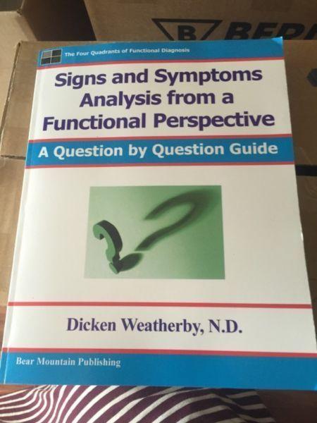 Signs and Symptoms Analysis from a Functional Perspective