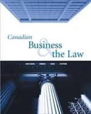 Canadian Business & the Law