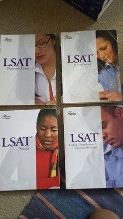 LSAT LAW SCHOOL ADMISSIONS TEST BOOKS