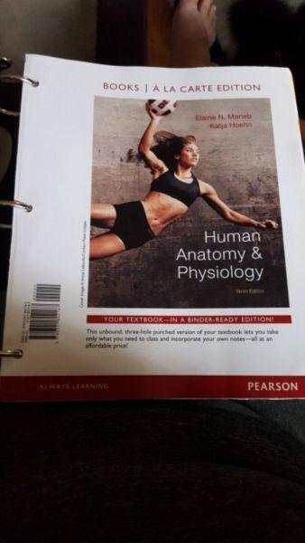 Human Anatomy & Physiology 9th edition Binder textbook