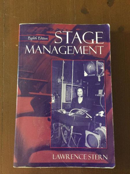 Stage Management 8th edition by Lawrence Stern