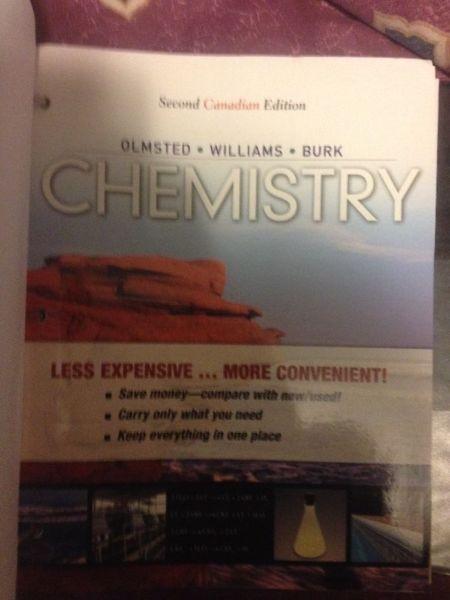 University of  Chemistry Textbook / Labcoat/ Glasses
