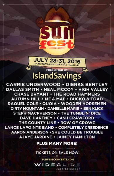 2 Reserved Seating, 4 day Sunfest Tickets!