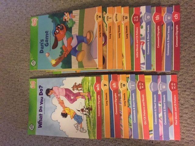 Leap Frog sets including two readers, series and cards