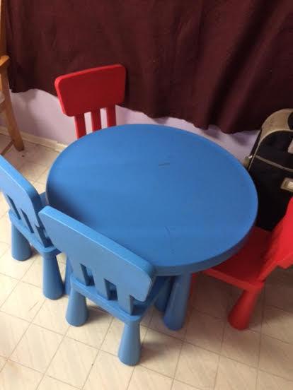 Ikea Children Table and Chair