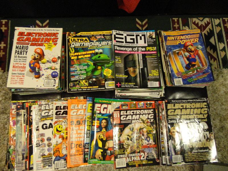 90 oldschool video game magazines mid 90's-early 2000s