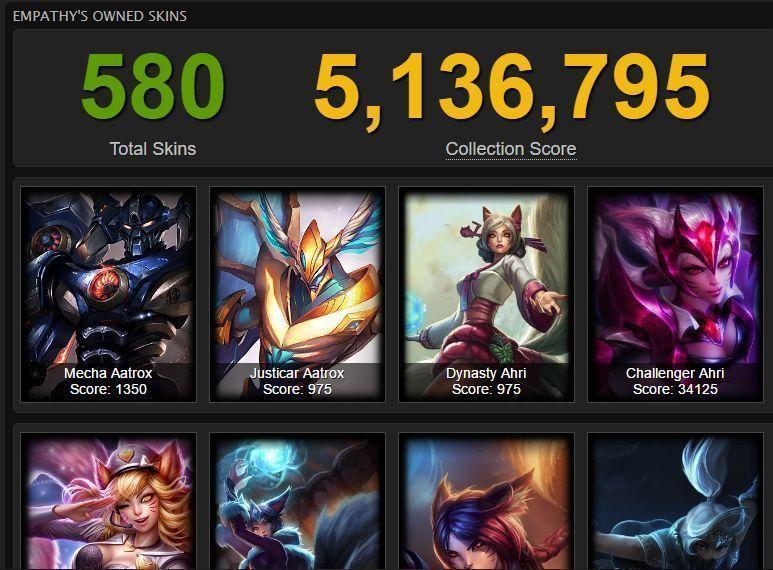 League of Legends Account | Many rare skins | Skin Link Included