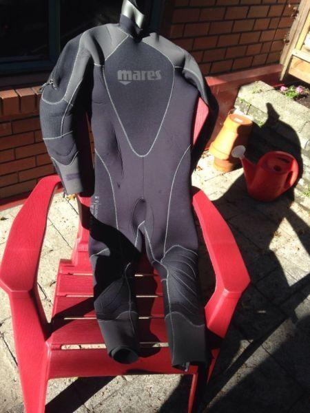 Semi Dry scuba diving suit for sale Women's S Small