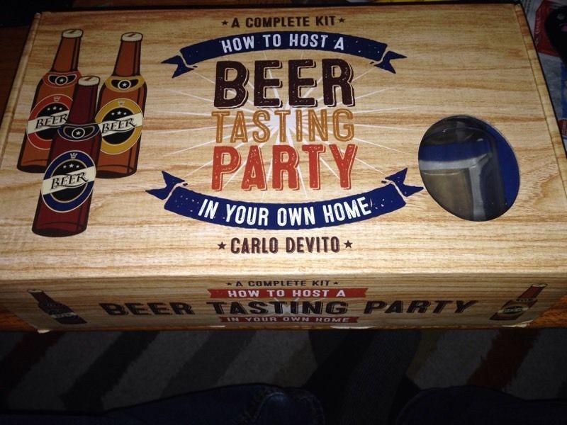 Beer tasting party complete kit