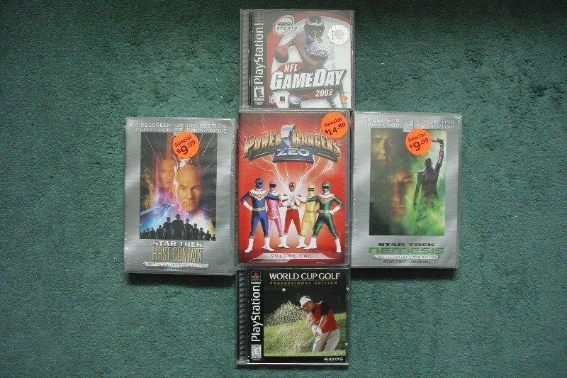 FOR SALE DVDs, 2STAR TREK MOVIES COL ED,P RANGERS