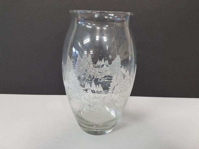 Winter Scene Vase