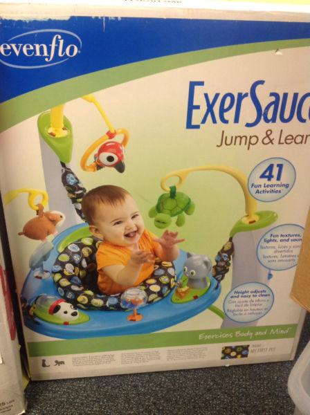 Barely used exersaucer